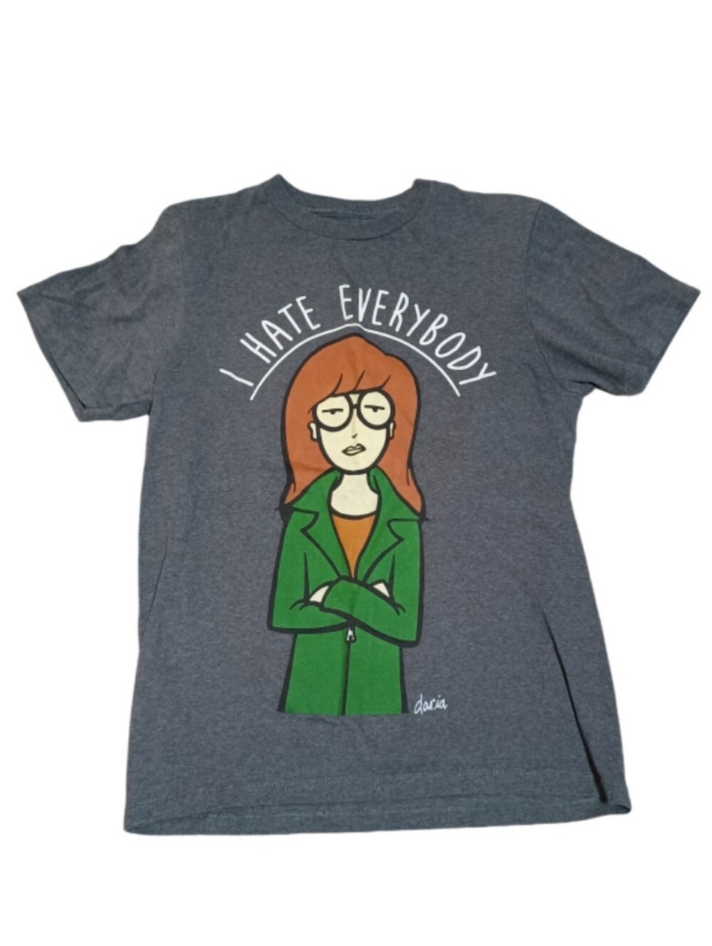 MTV Heather Gray I Hate Everybody Logo Tee